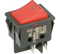 Bachmann Bachmann Interrupteur à bascule EB noir/rouge, 16(8)A 250V 2p. 924.099 Quantité:1
