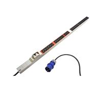 Bachmann IT PDU Basic - Unité de distribution d'alimentation (montage en rack) - CA 230 V - 1 phase - entrée, entrée CEE 7/7 - prises de sortie : 24 - 1U (800.2336)