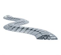 Bachmann KABELSCHLANGE Pro - Flexible Kabelleitung - 1 m - Silber