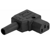 Bachmann Prise C13 915173 coudée 10 A 250 V noire – connectique pour appareils réfrigérants