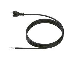 BACHMANN Konturen-Zuleitung 5m sw 248.176 H07RN-F 2x1,5 Stecker Typ 24G,lose 248.176 (248.176)
