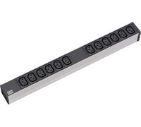 Bachmann LOCKABLE - Rallonge (rack montable) - 12 connecteurs de sortie - 1U - 48,3 cm (19") (333.616)
