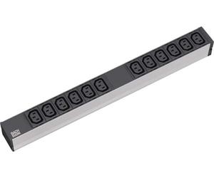 Bachmann LOCKABLE - Rallonge (rack montable) - 12 connecteurs de sortie - 1U - 48,3 cm (19") (333.616)