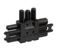 Bachmann Multiplier, GST18 - Adaptateur pour prise d'alimentation - tripolaire (M) pour tripolaire (F)