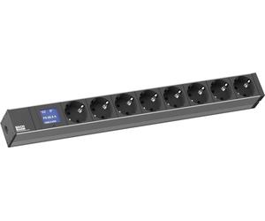 Bachmann Multiprise 8xProtectionk avec ampèremètre 800.2054