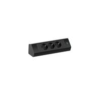 Bachmann Unité d'alimentation d'angle Casia 2 3x 230V Noir (prise européenne) - 932.100