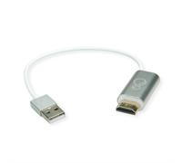 BACHMANN Ochno Adaptateur HDMI vers USB-C et USB-A