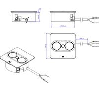 BACHMANN Plaque de protection TWIST 2 1xUTE 1 pièce