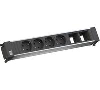 BACHMANN POWER FRAME Large 4x contact de protection 2x ABD