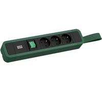BACHMANN PRIMO 2 3xUTE 1xinterrupteur avec boucle 2,0m CEE7/7 RAL6028
