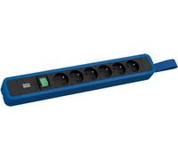 BACHMANN PRIMO 2 6xUTE 1xinterrupteur avec boucle 2,0m CEE7/7 RAL5010