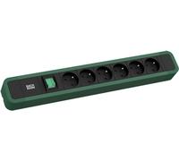 Bachmann Primo 2 6Xute 1Xschalter 2.0M Cee7/7 Ral6028