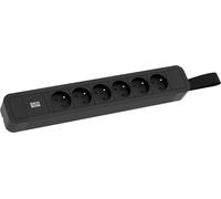 BACHMANN PRIMO 2 6xUTE 2,0m CEE7/7, noir, 2 m