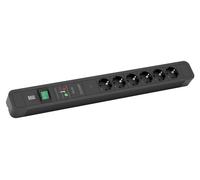 Bachmann PRIMO 2, câble de 2,0 mètres, équipé de : 6 prises CEE7/3, 1 prise GVS, 1 interrupteur