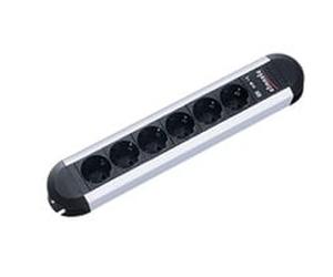 Bachmann PRIMO 6AC outlet(s) 1.75m Noir, Argent multiprise
