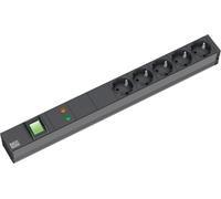 Bachmann - Rallonge (rack montable) - 6 connecteurs de sortie - 1U - 48,3 cm (19") (333.537)