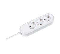 Bachmann Prise de table 3 voies 387.270 blanche – câble 1,5 m – IP20