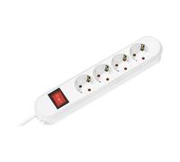 Bachmann SMART - Coupe-circuit - connecteurs de sortie : 4 (power CEE 7/7) - 1.5 m cordon - blanc