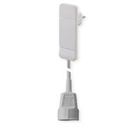 BACHMANN SmartPlug fiche plate 1x contact de protection blanc, 3m