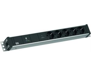 Bachmann Steckdosenleiste 19Z 1, 5HE 5xCEE7/3 800.3939 (800.3939)