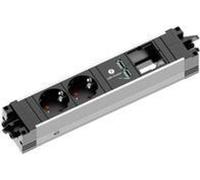 BACHMANN STEP ALU 2xCEE7/3 1xCM 1xUSB Charger GST18