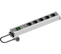 Bachmann Tradesmans strip - Rallonge (rack montable) - prises de sortie : 5 - 48,3 cm (19") - 2,0m - noir (300.030)