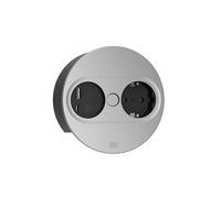 BACHMANN Twist 2 1xCEE7/3 1xUSB A/C 22W 0,2m GST18 Argent Rond