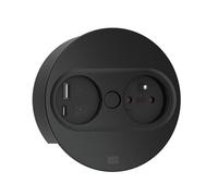 BACHMANN Système TWIST 2, prise CZ, alimentation (USB A, C), noir (946.106) (19.07.3152)