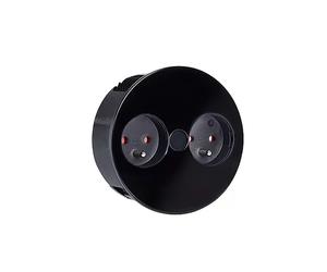 BACHMANN TWIST 2xUTE 2,0m AEH noir 30GE satiné, noir, 2 m