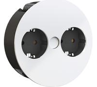 Bachmann Twist - Steckdosenleiste - Ausgangsanschlüsse: 2 - 2 m - Mattes Weiß