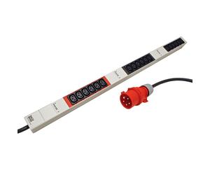 Bachmann Zero U-Space IT PDU Basic - Unité de distribution d'alimentation (montage en rack) - 400 V - entrée, entrée CEE 7/7 - raccords de sortie : 18 - 0U