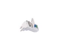 BACHMANN Adaptateur de protection contre les courants de défaut blanc, couvercle rabattable - IP44 < 30mA courant de déclenchement