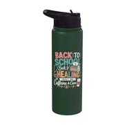 Back to School Nursing Student Stainless Steel Insulated Water Bottle