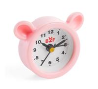 Back2Fun - Mini réveil pour Enfant, Pile LR44 Incluse, 57 x 50 x 20 mm, Accessoire de Table de Nuit ou Bureau, idéal pour la Routine Quotidienne Scolaire, Motif Ourson Rose