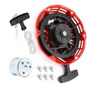 Backlash Pull Starter Kit de démarrage avec tasse de recul et corde, ensemble complet de remplacement pour moteurs 4HP à 6,5 CV, pour GX120 pour GX160 pour GX200 168F 212CC R210