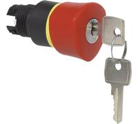 BACO L22GR01 Bouton d'arrêt d'urgence collerette plastique, noir IP69K 1 pc(s)