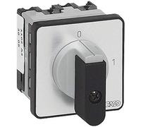 BACO Interrupteur sectionneur NB01AQ1 16 A 1 x 90° Gris/Noir 1 pc