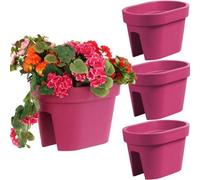 Bacs À Fleurs - Botle - Lot De 3 - 39,5 Cm X 27 Cm - Fuchsia - 12,3 L Multicolore