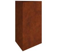 Bacs à fleurs en acier Corten pour jardin et balcon