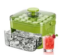 Bacs à Glaçons Pour Cocktails Double Couche 50 Compartiments Portable | Machine à glaçons pour fête vie quotidienne cuisine pique-nique vacances camping whisky cocktails boissons gazeuses fruits