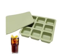Bacs à glaçons pour congélateur Couvercle, Récipient, Outils, Gadgets | Moule À Glaçons Carrés Pour cocktails whisky cuisine fêtes nourriture bar camping chocolat bonbons fruits et Vert clair