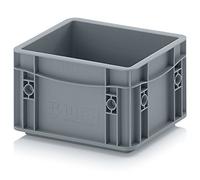 bacs Euro 20 x 15 x 12 eurobox caisse en plastique 20x15x12 conteneur de stockage gris empilable euro box