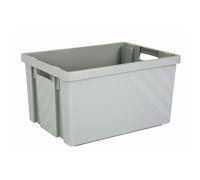 Bacs gerbables et emboîtables en polypropylène Novabac noir 30L NOVAP