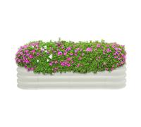 Bacs surélevés, plates-bandes blanches. Bacs surélevés pour jardins, cours, balcons, terrasses