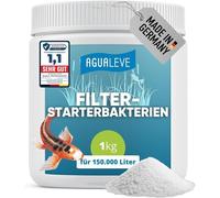 Bactéries de démarrage pour filtre 1 kg | Active le filtre du bassin grâce à des micro-organismes BIO3 haute performance innovants | Adapté aux bassins à poissons, aux bassins de jardin et aux piscine