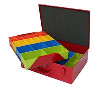 Bad Métal Coffret/Boîte d'assortiment/Allit Mallette de rangement/HAW Casier avec 46 compartiments Combinaison en plastique, avec mousse dans le couvercle