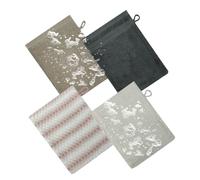 Bad Mitt - Serviette de bain | Robes de toilette | Lot de 4 gants de douche en coton doux pour le visage des, bébés, femmes, hommes, voyages, hygiène personnelle - Accessoires doux