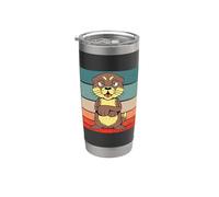 Bad Otter dessin animé humour animal colérique charmant Gobelet isotherme en acier inoxydable double paroi