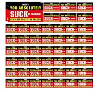 Bad Parking Stickers - 50x Funny You Parked Like An Idiot Cards | Fake Parking Ticket Notice Business Cards With Multiple Cause Checkbox, Prank Car Accessories Gift Stuff For Careless Drivers