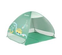 BADABULLE Tente anti-UV bébé, grande tente de plage, haute protection solaire FPS 50+, système pop-up, vert